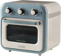 Ariete 3in1 Heißluftfritteuse und Mini-Ofen im Vintage-Design in Blau und Weiß - Bild 1
