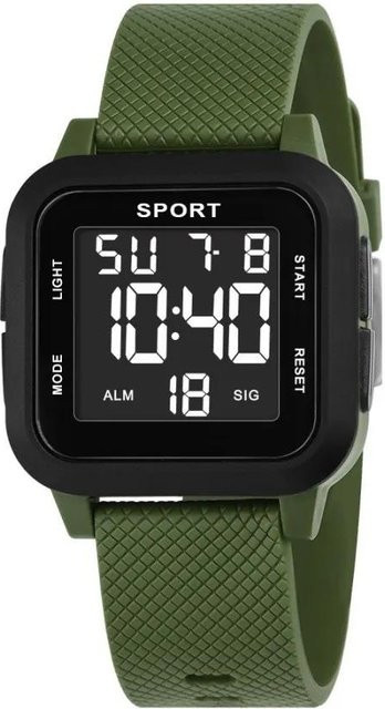 Armbanduhr Digital, Kinder, Schwarz, Kunststoff, Silikon, Wasserdicht - Bild 1