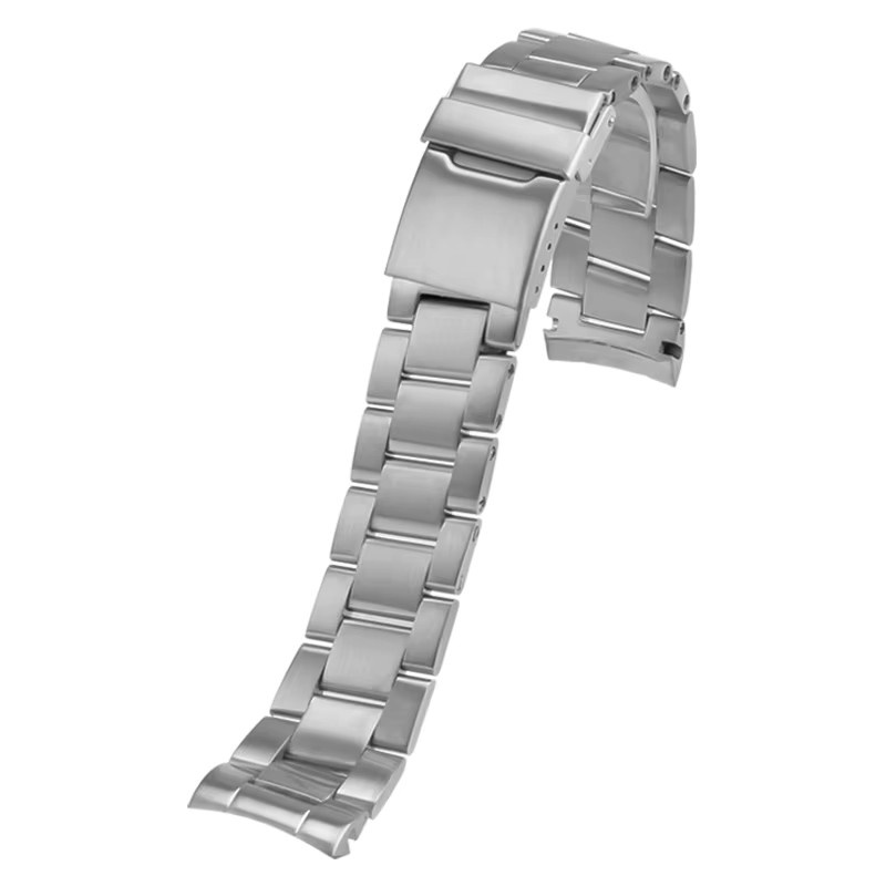 1884 Uhrenarmband Edelstahl, Silber, Herren, 22 mm - Bild 5