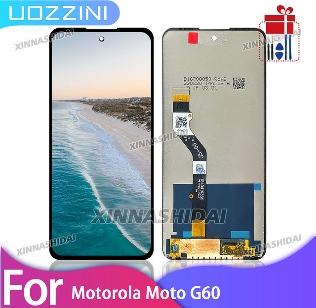 Motorola Moto G60 Ersatz LCD Display mit Touchscreen Digitizer in Schwarz - Bild 1