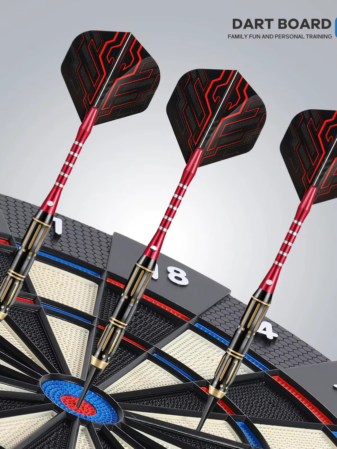 Huanqu Kupfer-Dart-Set, 3er-Pack, mit weichen Spitzen, Zubehör - Bild 5