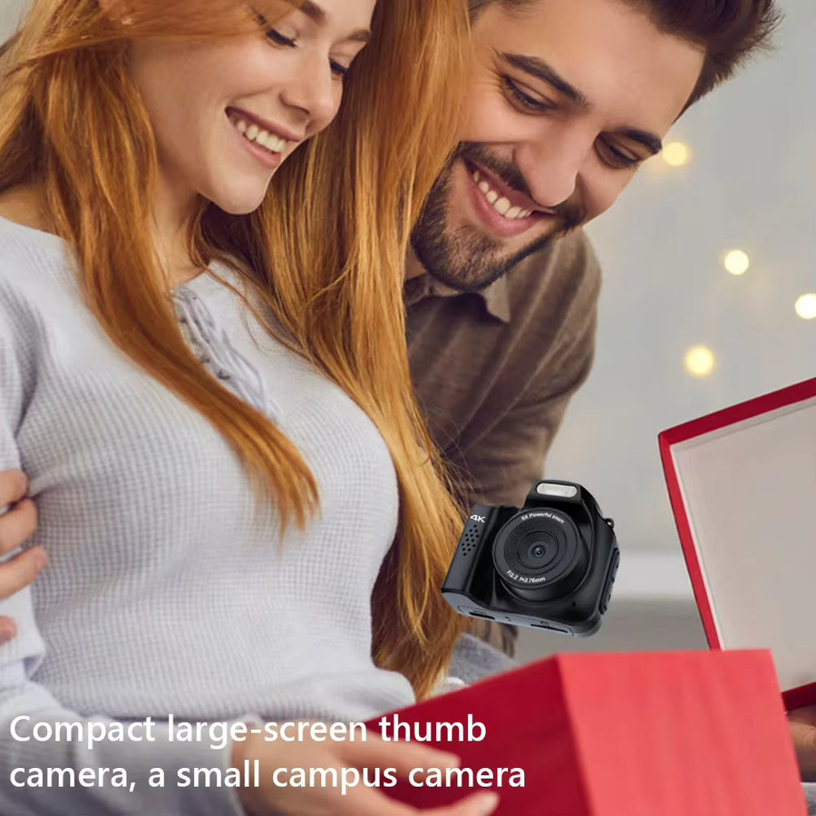 AMORUS Mini-Schlüsselanhänger-Kamera in Pink mit 4K Auflösung und 64 MP als Digitalkamera und Taschen-Camcorder - Bild 4
