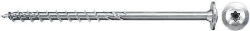 Fischer PowerFast II Tellerschrauben aus Stahl, galvanisch verzinkt, Durchmesser: 6 mm, Länge: 120 mm, 100 Stück - Bild 1