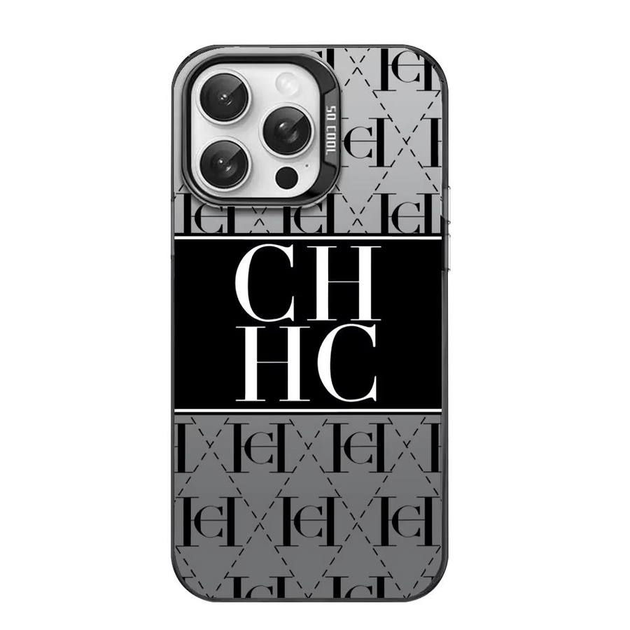 C-Carolinas Fashion H-Herreras Designer Handyhülle für iPhone 17 16 15 14 13 12 11 Pro Max in Matt Laser Aurora Multicolor und Schwarz - Bild 4