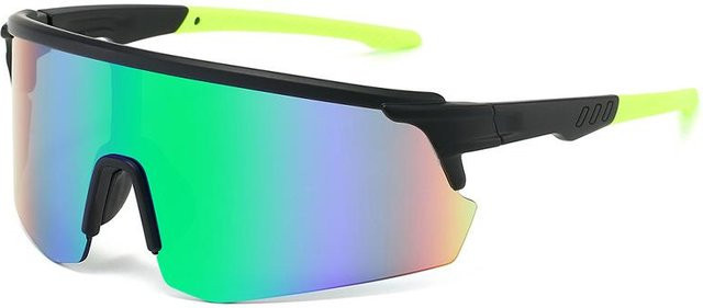 Sportsonnenbrille, randlos, Unisex, multicolour, Kunststoff - Bild 1