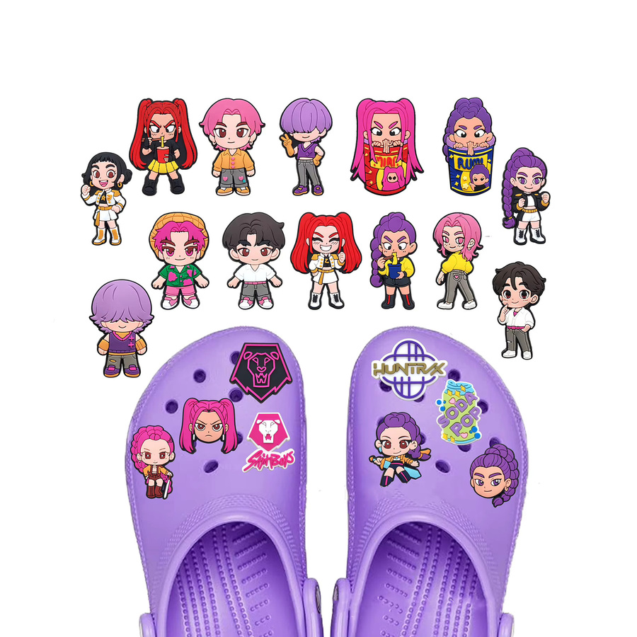 19 Stück Musik-Schuh-Charms aus PVC, Kinder - Bild 3