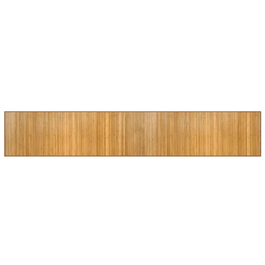 vidaXL Teppich Rechteckig Beige aus Bambus und Polypropylen B: 70 cm, L: 400 cm - Bild 2
