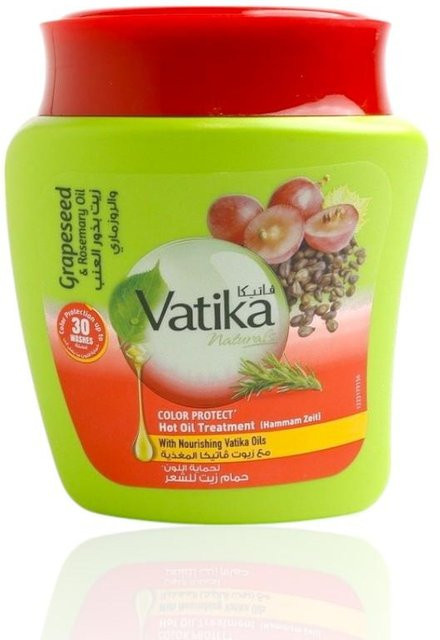 Vatika Haarfarbe Schutz Maske, Traubenkern & Rosmarin, 500 g, Coloriertes Haar - Bild 1
