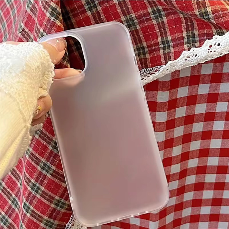 Ultradünne matte Handyhülle für iPhone 11 bis iPhone 17 Pro Max in Transparent - Bild 4