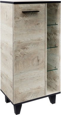 Fackelmann Midischrank TE-A in Nature Oak, B/T/H: 47 x 32 x 94,2 cm - Bild 3