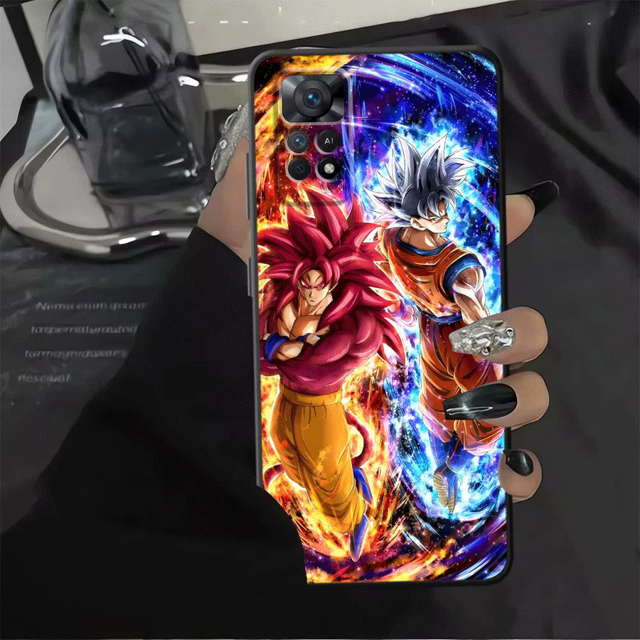 Dragon Ball Goku weiche Handyhülle für Xiaomi Redmi Note 14 A3 A3x 10 10C 8 8T A1 A2 Plus 9 14C 11 K80 13 Pro Plus A4 13C 12 in Multicolour - Bild 3