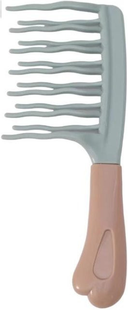 MENGN Top Wellenzahn Lockenkamm, Antistatischer Stylingkamm, Ocean Green Gray - Bild 1