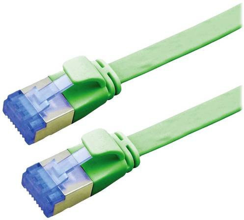 VALUE Patchkabel Kat.6A FTP extra-flach, Ethernet/LAN, grün, Länge: 2 m - Bild 1