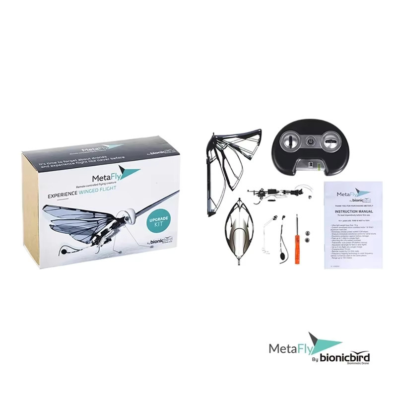 BionicBird MetaFly Standard Kit – Weiße biomimetische und funkgesteuerte Insektendrohne für den Innen- und Außenbereich - Bild 5