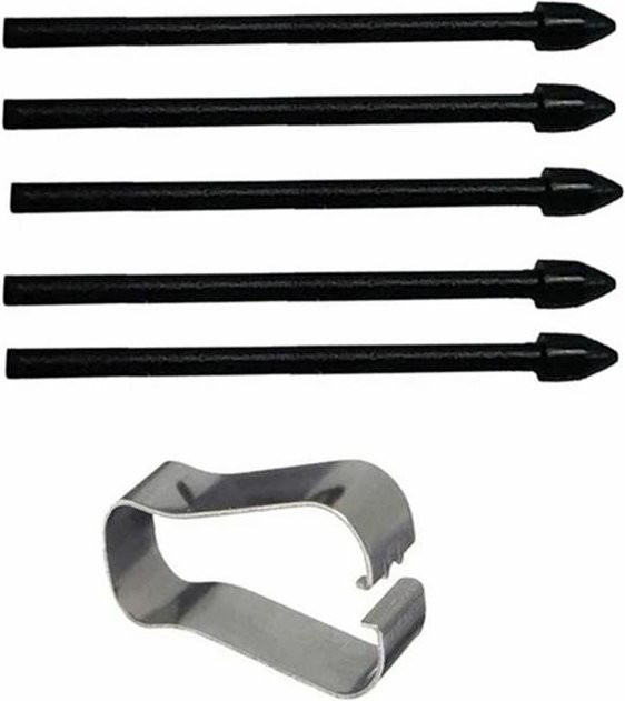 Samsung Ersatzspitzen für Galaxy Tab S6 Lite, S6, S7, S7 FE, S8, S8+ und S8 Ultra Stylus Stifte in Schwarz - Bild 1