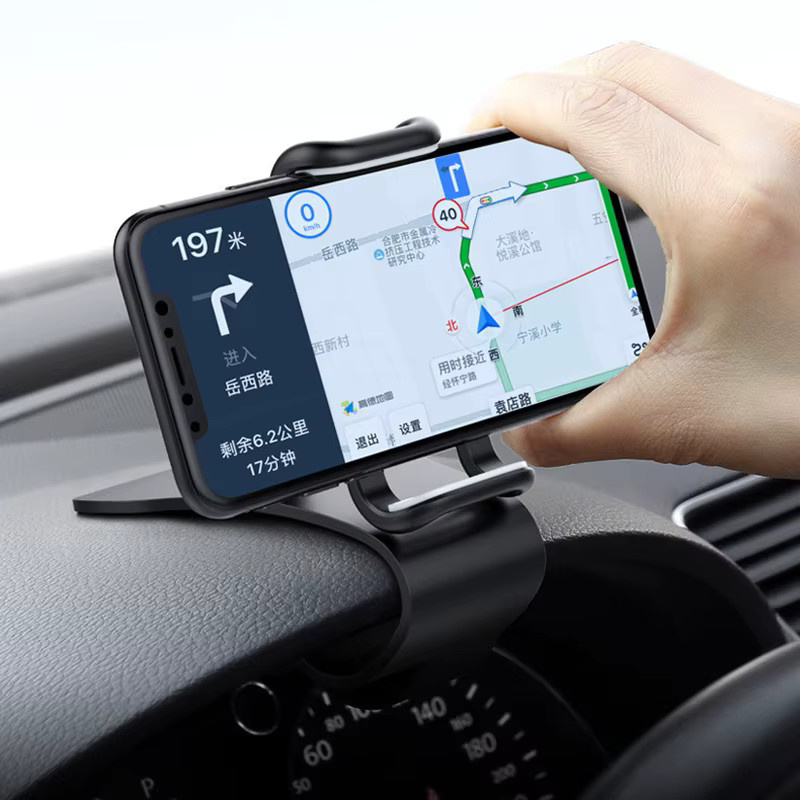 KAFNHCKA Smartphone Halterung für das Auto mit 360-Grad-Drehung für Dashboard und GPS-Navigation, Schwarz - Bild 4