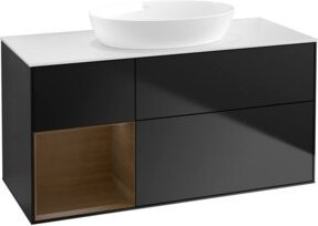 V&B Waschtischunterschrank Finion in Weiß lackiert, Breite: 120 cm, Tiefe: 50,1 cm, Höhe: 50,1 cm - Bild 1