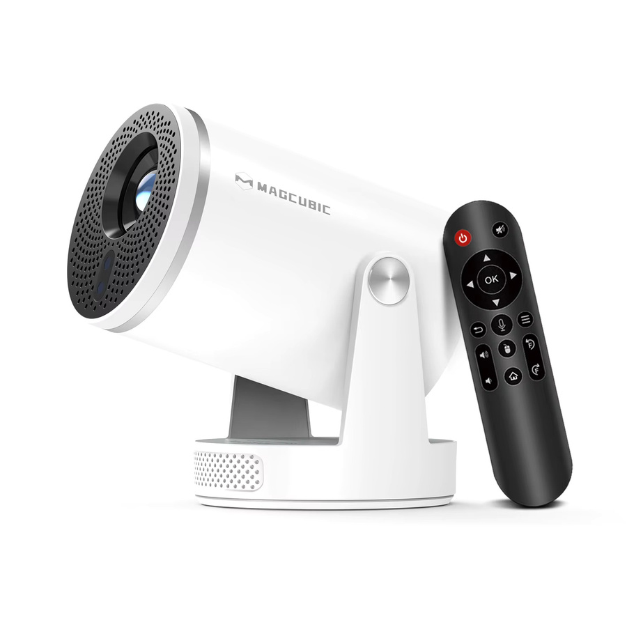 Magcubic HY320Pro Projektor mit Native 1080P Full HD, Android 14 und Autofokus, Tragbares Heimkino-Gerät in Weiß - Bild 8