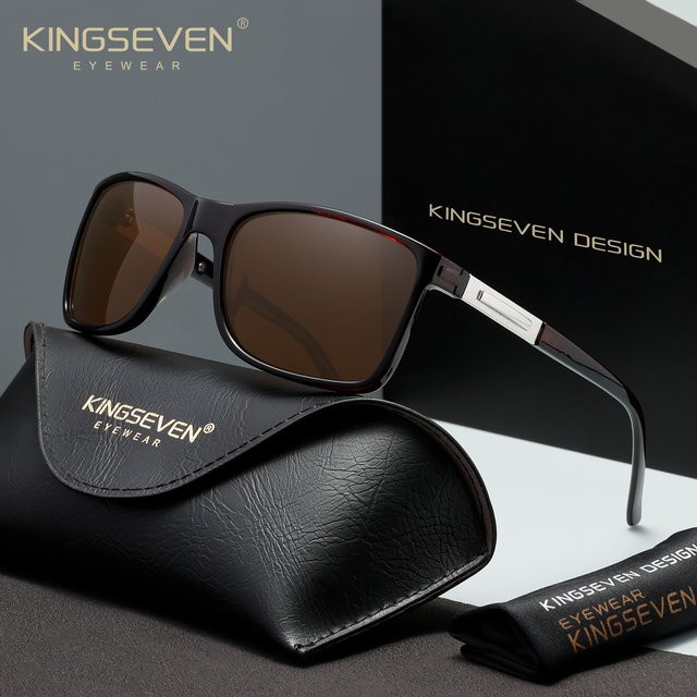 KINGSEVEN Sonnenbrille, Vollrand, Square, Unisex - Bild 1