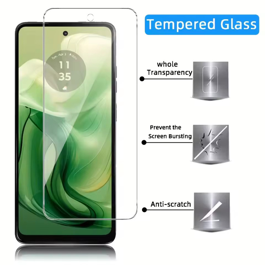 3er-Set Panzerglas Displayschutz für Motorola Moto E20 E22 E22i E22s E30 E32 E32s E40 E6 E6s E7 plus Power E7i transparent - Bild 2
