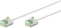 Goobay Cat.8.1 Patchkabel slim U/FTP Ethernet LAN Kabel Weiß 5,0 m - Bild 1