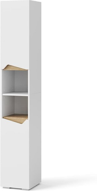 Vicco Badschrank Marelle Hochschrank für das Badezimmer in Weiß, B/T/H: 30 x 26 x 180 cm - Bild 1