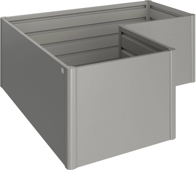 Biohort Hochbeet Table Bed aus Stahlblech in Quarzgrau-Metallic, B/H/L: 201 x 77 x 201 cm - Bild 1