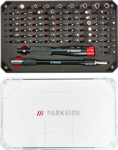 Parkside Präzisionswerkzeug-Set mit 66 Teilen und Schraubendreher-Bits - Bild 1
