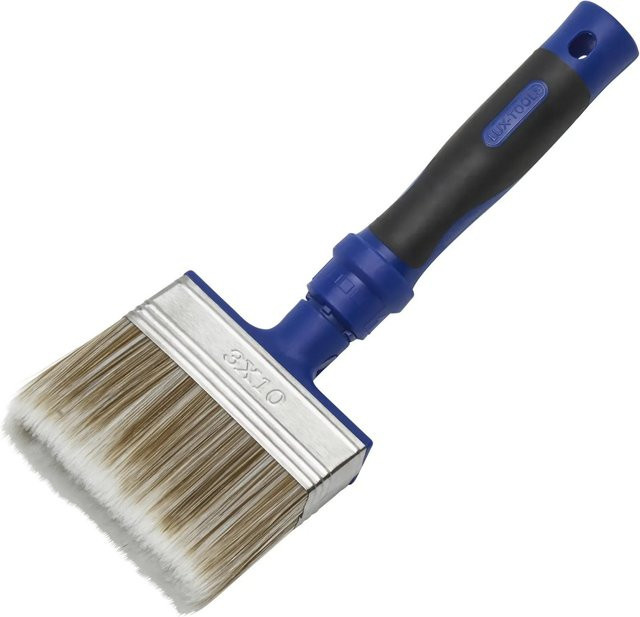 LUX-TOOLS Abgewinkelter Flächenstreicher 120 mm Blau für wasserbasierte Farben - Bild 1