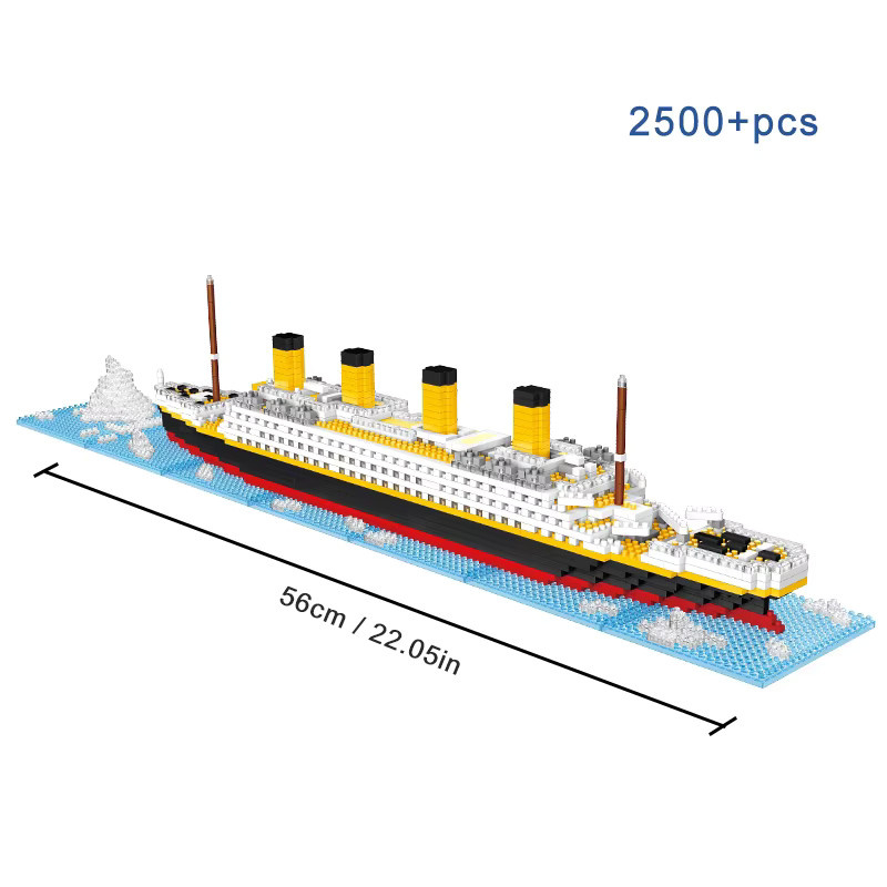 Yaafun Titanic Micro Brick Bausteine-Set, Fahrzeuge, Mehrfarbig - Bild 6