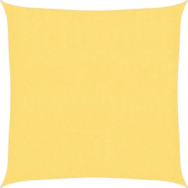vidaXL Sonnensegel aus HDPE quadratisch in Beige, B/B: 3,6 x 3,6 m - Bild 1