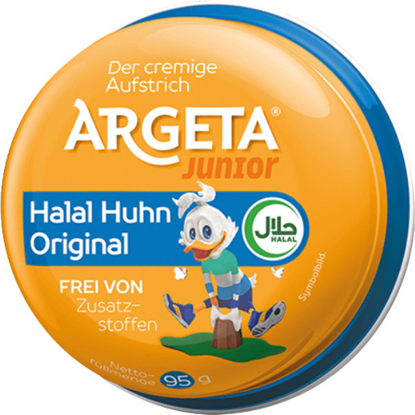 Argeta Junior Huhn HALAL Aufstrich glutenfrei 95 g - Bild 1