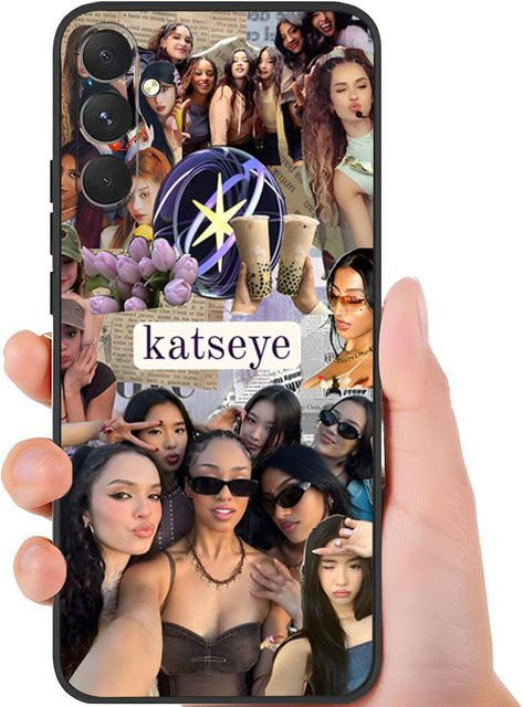 Stoßfeste und weiche Handyhülle Heißer Musik KATSEYE für Samsung Galaxy A13 A14 A22 5G A25 A33 5G A35 A36 A52 A54 A56 in Multicolour - Bild 1