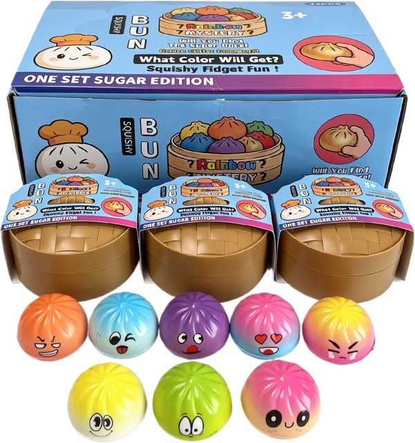 Hot Toys Dampfnudel-Squishy-Spielzeug, multicolor - Bild 1