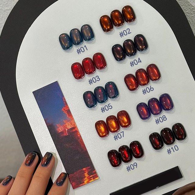 MIANEL NAIL Katzenaugen-Gel-Nagellack, schimmernd, 10 ml - Bild 1