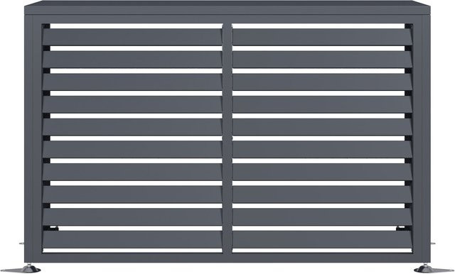 Westmann Wärmepumpenverkleidung Boxa M in Anthrazit, B: 56 cm, T: 140 cm, H: 97 cm - Bild 1