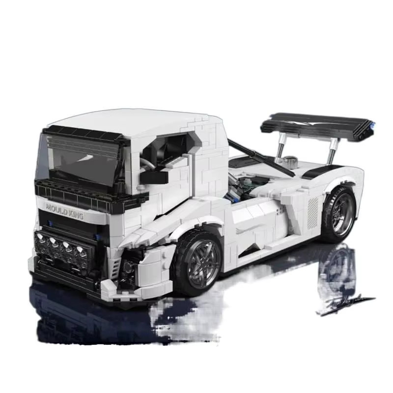 Mould King Ritter-Truck, Technisches Auto-Spielzeug, Baustein-Set, ab 14 Jahre - Bild 6