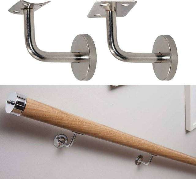 Vibratite Wandmontierte Handlaufhalterung für Balustraden in Silber - Bild 1
