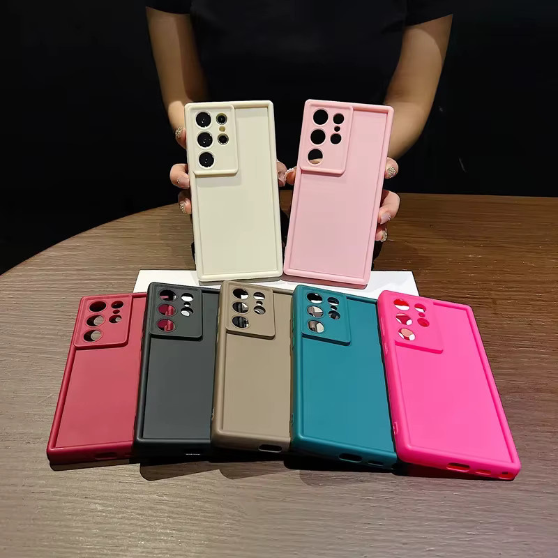 Weiche TPU-Handyhülle für Samsung Galaxy S26 S25 S24 S23 Ultra Plus A56 A55 A54 A36 A35 A26 A25 A17 A16 A15 in Rot - Bild 5