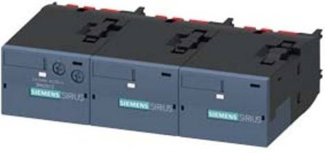 Siemens Funktionsmodul Stern-Dreieck 3RA28160EW20 bestehend aus Basismodul und 2 Koppelmodulen, grau, DIN-Schiene - Bild 1