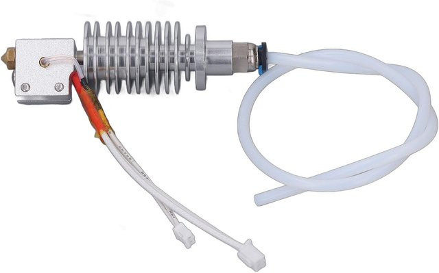 TOMTOP 3D Drucker Hotend Ersatz Kit mit Messing Düse und Keramik Heizung, 24V 40W High Speed, Grau - Bild 1