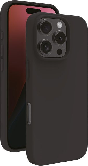 Mag Hype Cover Vivanco Handyhülle für iPhone 16 Pro, Schwarz, Magnetic Wireless Charging Support - Bild 1