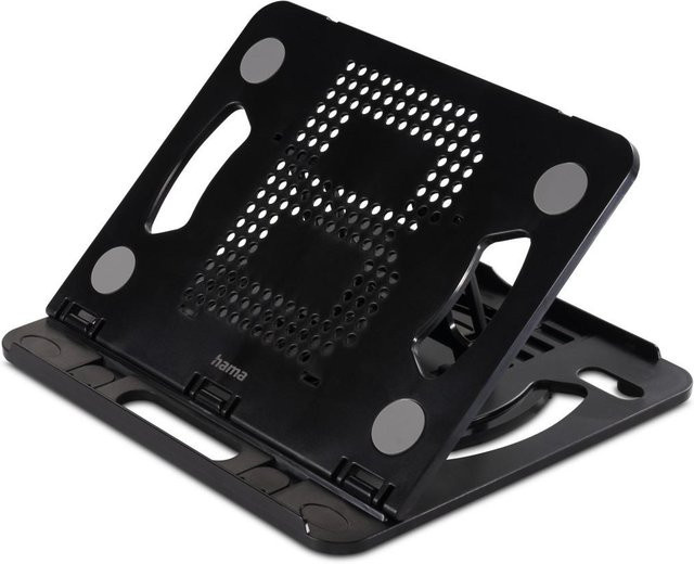 Hama Laptop-Stand Rotation 360 Grad drehbar und 8-stufig neigbar in Schwarz für bis zu 15,6 Zoll - Bild 3