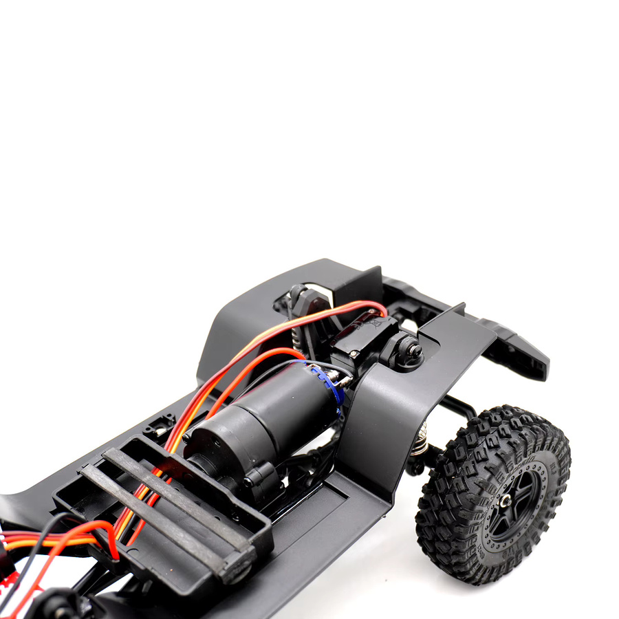 JJRC RC Crawler, 1:18, Rahmen Chassis, Karosserie, Radstand montiert - Bild 3