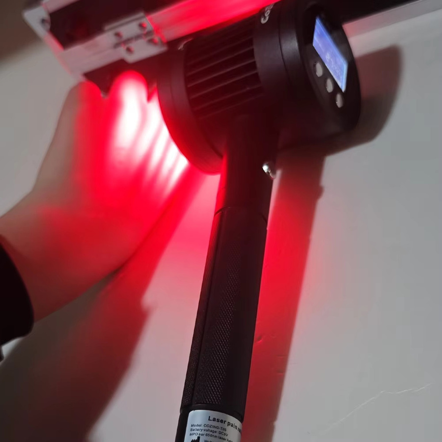 HLKGO Medizinisches Kaltlaser-Therapiegerät, Rotlicht, 650nm+808nm - Bild 4
