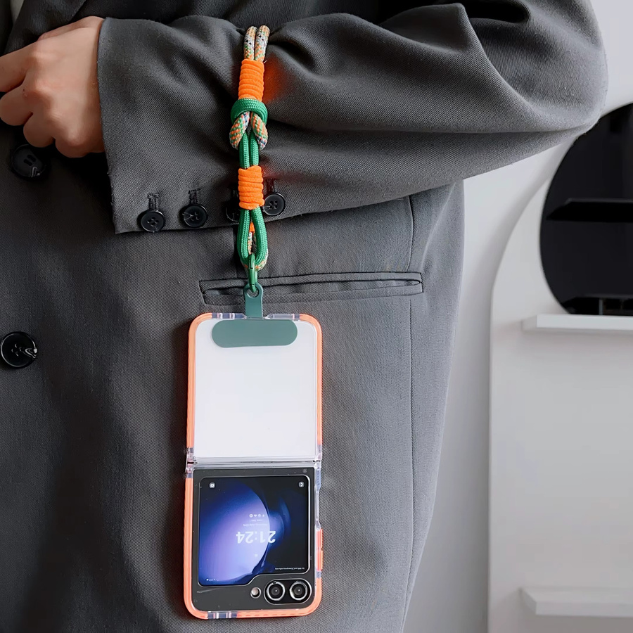 XYun Handgelenk-Lanyard bruchsicher und Anti-Verlust für dein Handy in Grün und Multicolour - Bild 2