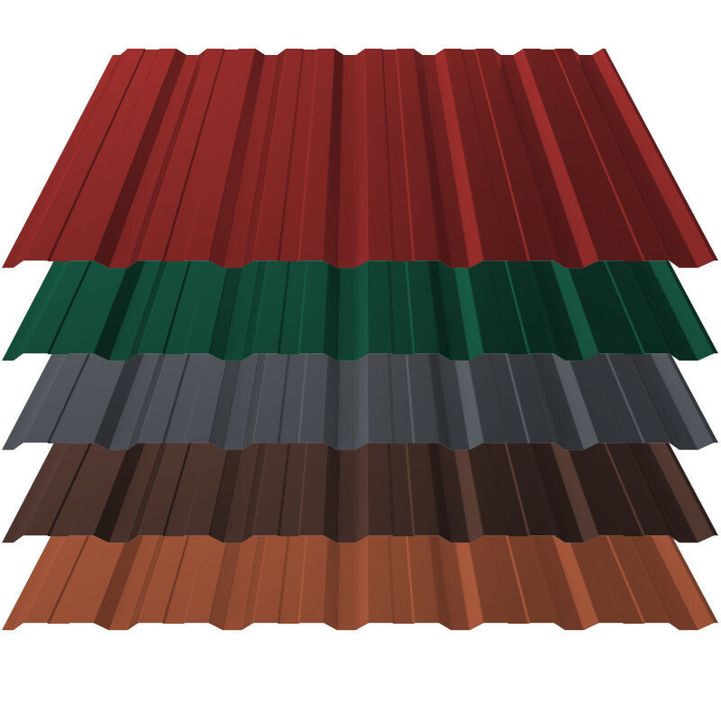 Trapezblech T18+ Wand von Blachotrapez GmbH aus Stahl mit 0,50 mm Materialstärke und Polyester-Beschichtung in Mehrfarbig - Bild 1