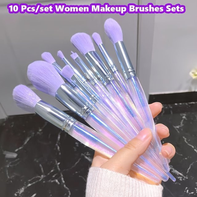CZSAE Make-up Pinsel Set, 10 Teile, Unisex - Bild 1