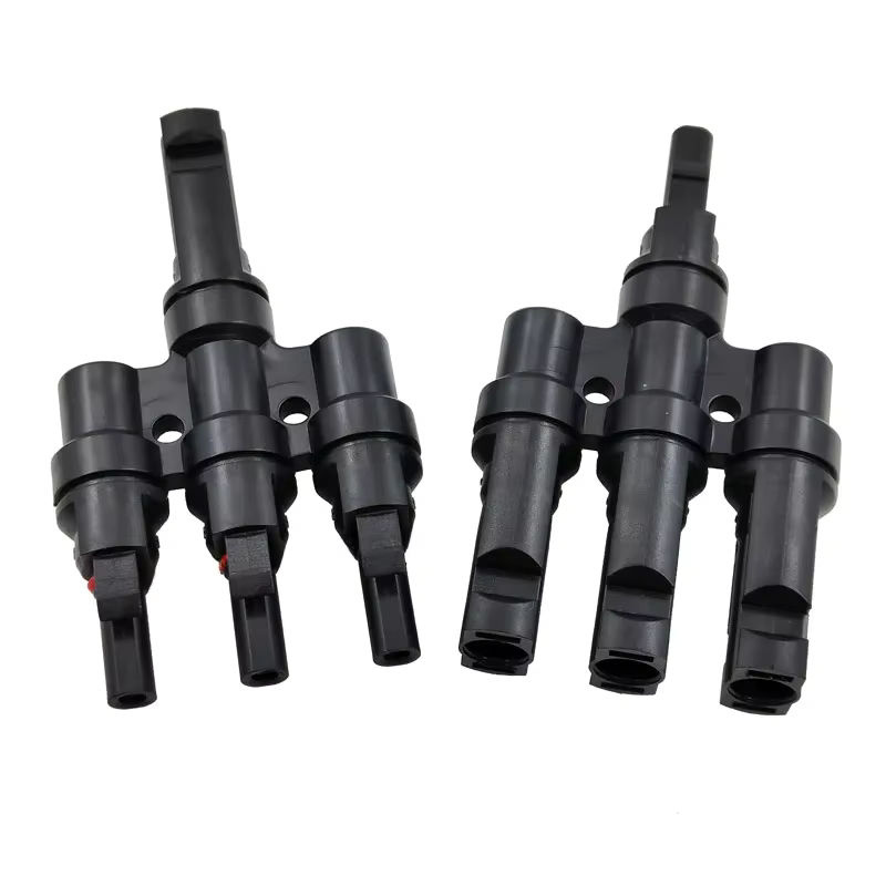 CNMAWAY Solar-PV-Photovoltaik-Solarstecker Set mit 3-zu-1 T-Zweig, IP67, Schwarz, männlich und weiblich, DIY-Solar-Kit für Parallelschaltung - Bild 7