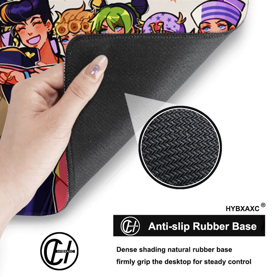 HYBXAXC Jojo Bizarre Adventure Mauspad mit HD-Druck in Multicolour für Gamer und Anime-Fans - Bild 5